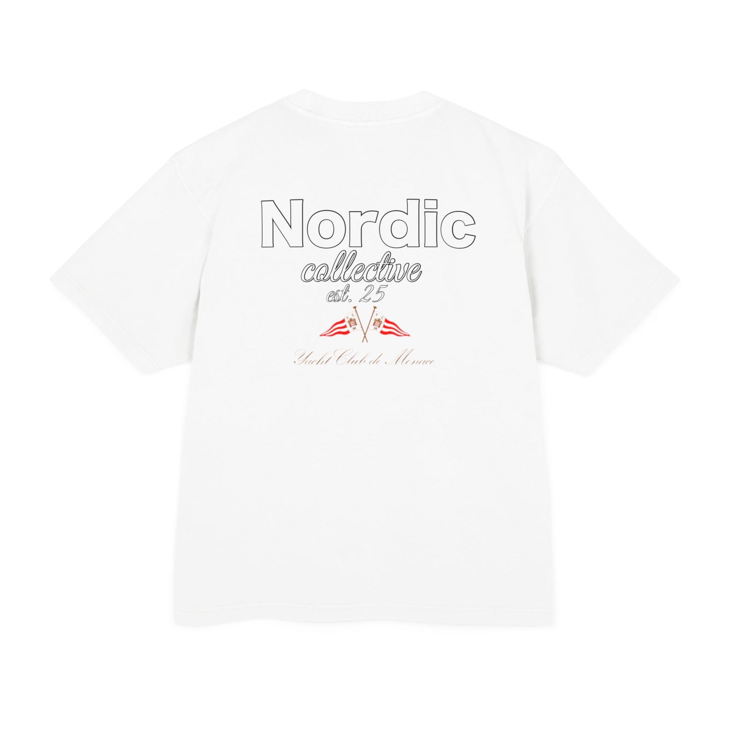 Nordic Collective Unisex ‘Club de Monaco’ Heavyweight Tee